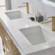 Vinnova Alistair 60" Double Vanity in North American Oak with White Grain Stone Countertop With Mirror  789060-NO-GW - Image 6