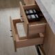 Vinnova Alistair 72B" Double Vanity in North American Oak with White Grain Stone Countertop With Mirror  789072B-NO-GW - Image 16