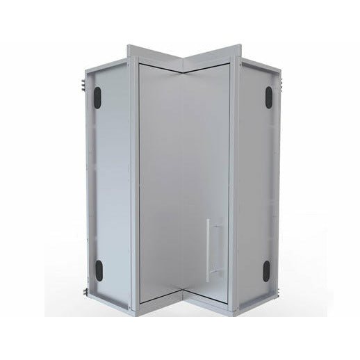 images Sunstone 12" x 12" Full Height 360 Swivel Door Corner Cabinet with Three Shelves SWC12SLS - Image 1