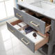 Altair Remi 36" Single Bathroom Vanity Set in Gray and Carrara White Marble Countertop with Mirror  532036-GR-CA - Image 7