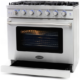 Cosmo 4-Piece Kitchen, 30" Gas Range, Range Hood, Dishwasher and Refrigerator COS-4PKG-106 - Image 6