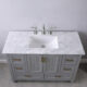 Altair Isla 48" Single Bathroom Vanity Set in Gray and Carrara White Marble Countertop with Mirror  538048-GR-CA - Image 7