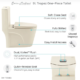 Swiss Madison St. Tropez One-Piece Elongated Toilet Vortex™ Dual-Flush 1.1/1.6 gpf - SM-1T254 - Image 51