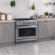 Cosmo 4-Piece, 36" Dual Fuel Range, 36" Range Hood, Dishwasher and Refrigerator COS-4PKG-079 - Image 7