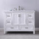 Altair Isla 48" Single Bathroom Vanity Set in White and Carrara White Marble Countertop with Mirror 538048-WH-CA - Image 7