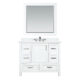 Altair Isla 42" Single Bathroom Vanity Set in White and Carrara White Marble Countertop with Mirror 538042-WH-AW - Image 7