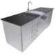 Sunstone Savana 8" x 6" length Wet Bar Outdoor Cabinet Package SCPSAVANNA - Image 4