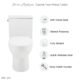Swiss Madison Caché Two Piece Elongated Toilet Left Side Flush 1.6 gpf - SM-2T230 - Image 7