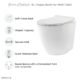 Swiss Madison St. Tropez Back-to-Wall Elongated Toilet Bowl - SM-WT514 - Image 7