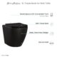 Swiss Madison St. Tropez Back-to-Wall Elongated Toilet Bowl - SM-WT514 - Image 22