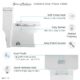 Swiss Madison Voltaire One-Piece Elongated Toilet Dual-Flush 1.1/1.6 gpf - SM-1T113 - Image 8