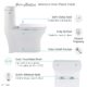 Swiss Madison Monaco One-Piece Elongated Toilet Touchless Dual-Flush 1.1/1.6 gpf - SM-1T263 - Image 8