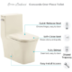 Swiss Madison Concorde One-Piece Square Toilet Side Flush 1.28 gpf - SM-1T107 - Image 20