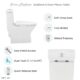 Swiss Madison Sublime II One-Piece Round Toilet Dual-Flush 1.1/1.6 gpf in Matte Black - SM-1T257MB - Image 22