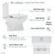 Swiss Madison Caché Two-Piece Elongated Toilet Dual-Flush 1.1/1.6 gpf - SM-2T220 - Image 8
