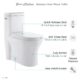 Swiss Madison Monaco One-Piece Elongated Toilet Side Flush 1.28 gpf - SM-1T109 - Image 8