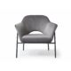 Whiteline Modern Living - Karla Leisure Chair CH1702F-GRY - Image 3