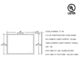 Blossom Beta 48″x36″ LED Mirror with Frosted Sides LED M2 4836 - Image 10