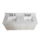 Altair  61" Stone effects Vanity Top in Jazz White with White Sink 62061-CTP-JW - Image 8