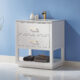 Altair  Remi 30" Single Bathroom Vanity Set in White and Carrara White Marble Countertop with Mirror  532030-WH-CA - Image 8
