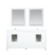 Altair Kinsley 72" Double Bathroom Vanity Set in White and Carrara White Marble Countertop with Mirror  536072-WH-AW - Image 8