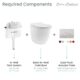 Swiss Madison St. Tropez Back-to-Wall Elongated Toilet Bowl - SM-WT514 - Image 9