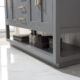 Altair Remi 60" Double Bathroom Vanity Set in Gray and Carrara White Marble Countertop with Mirror 532060-GR-CA - Image 9