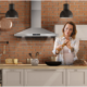 Cosmo 4-Piece, 36" Dual Fuel Range, 36" Range Hood, Dishwasher and Refrigerator COS-4PKG-073 - Image 8