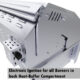 Sunstone 30” Gas Burners Hybrid Single Zone Charcoal/Wood Burning w/Infra-Red Burner Grill SUNCHSZ30 - Image 9