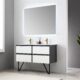 Blossom Beta 48″x36″ LED Mirror with Frosted Sides LED M2 4836 - Image 2