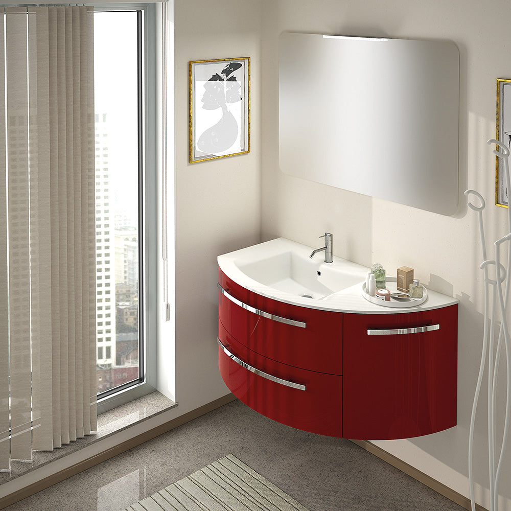 images LaToscana Ambra 38" Vanity With Right-Rounded Cabinet AM38OPT1R - Image 1