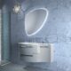 LaToscana Ambra 43" Vanity With Right Concave Cabinet AM43OPT1G