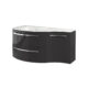 LaToscana Ambra 43" Vanity With Right Concave Cabinet AM43OPT1G - Image 6