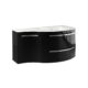 LaToscana Ambra 43" Vanity With Left Concave Cabinet AM43OPT2G - Image 6