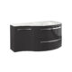 LaToscana Ambra 43" Vanity With Left Concave Cabinet AM43OPT2G - Image 3
