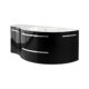 LaToscana Ambra 52" Vanity With Right Round And Left Concave Cabinet AM52RR - Image 2
