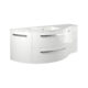 LaToscana Ambra 52" Vanity with Left Round and Right Concave Cabinet AM52LR - Image 4