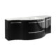 LaToscana Ambra 57" Vanity With Left And Right Concave Cabinets AM57BD - Image 3