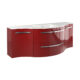 LaToscana Ambra 57" Vanity With Left And Right Concave Cabinets AM57BD - Image 5