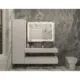 Aquadom Royale Plus 24" x 36" Rectangle Single View Left Hinged Medicine Cabinet with LED Lighted Bathroom and Magnifying Mirror - Image 8