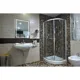 Aquadom Royale Plus 24" x 36" Rectangle Single View Left Hinged Medicine Cabinet with LED Lighted Bathroom and Magnifying Mirror - Image 7