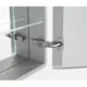 Aquadom Royale Plus 24" x 36" Rectangle Single View Left Hinged Medicine Cabinet with LED Lighted Bathroom and Magnifying Mirror - Image 6