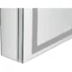 Aquadom Royale Plus 24" x 36" Rectangle Single View Left Hinged Medicine Cabinet with LED Lighted Bathroom and Magnifying Mirror - Image 4