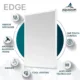 Aquadom Edge 30'' × 32'' LED Lighted Bathroom Mirror - Image 6