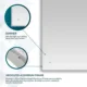 Aquadom Edge 40'' × 32'' LED Lighted Bathroom Mirror - Image 7