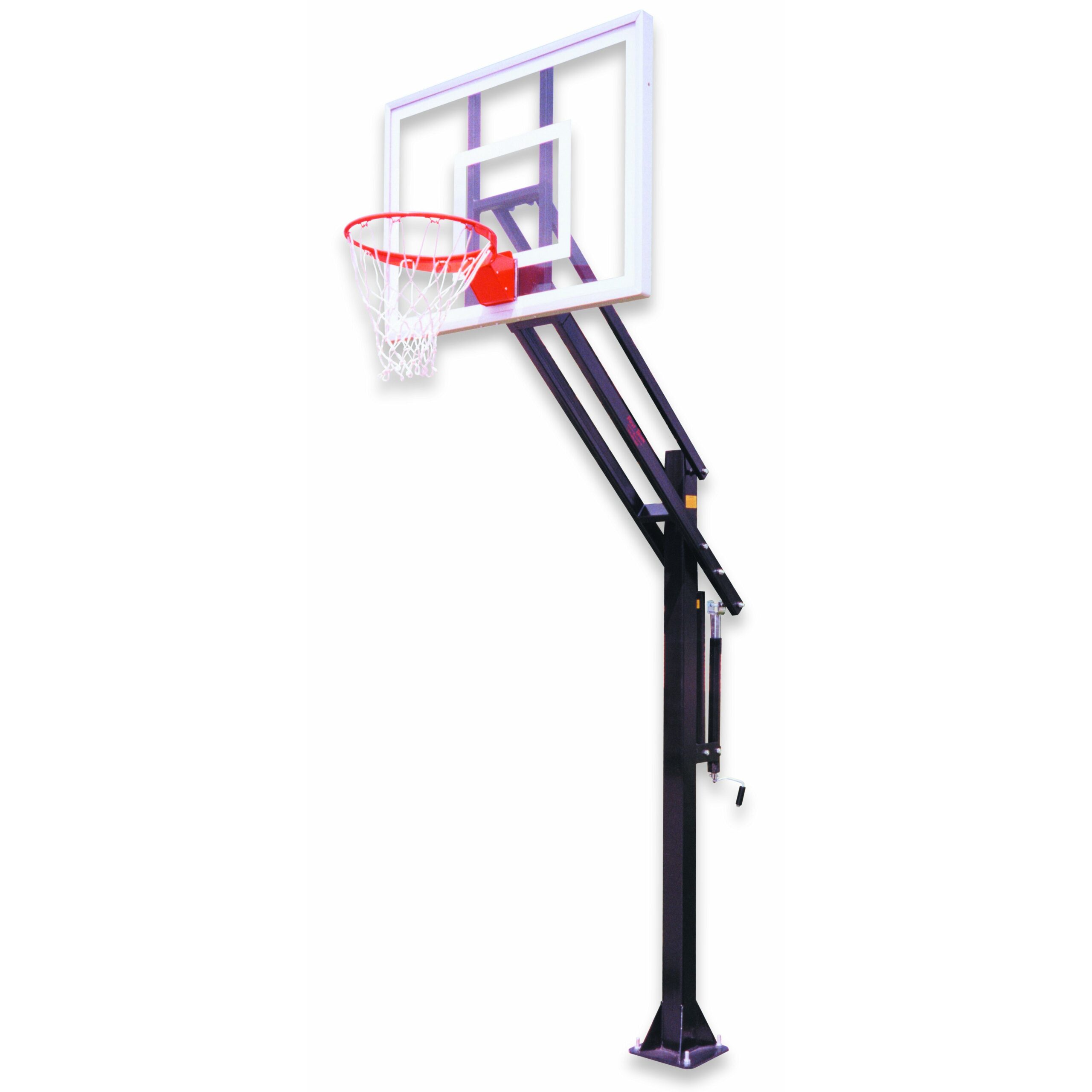 images First Team Attack II In Ground Adjustable Basketball System - Image 1