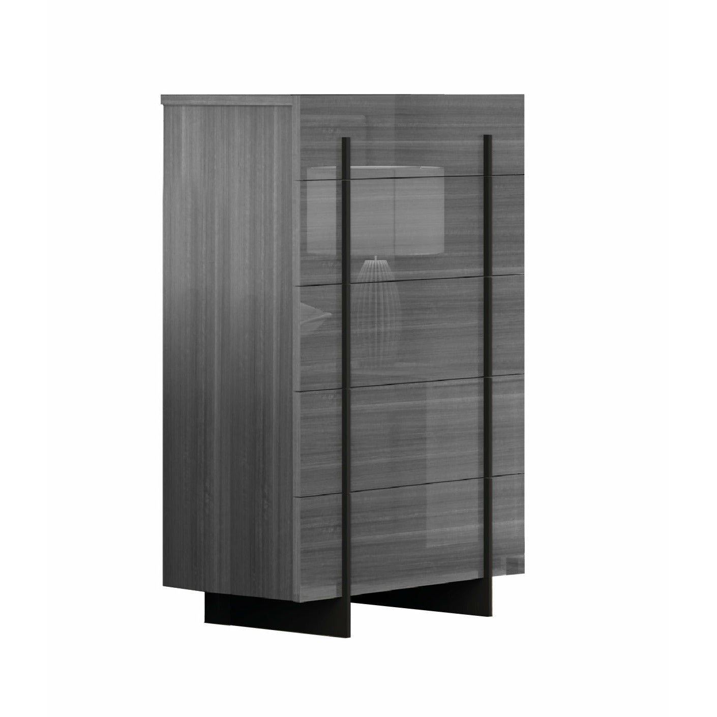 images J&M Furniture Blade Premium Chest in Moon Grey 17450-C - Image 1