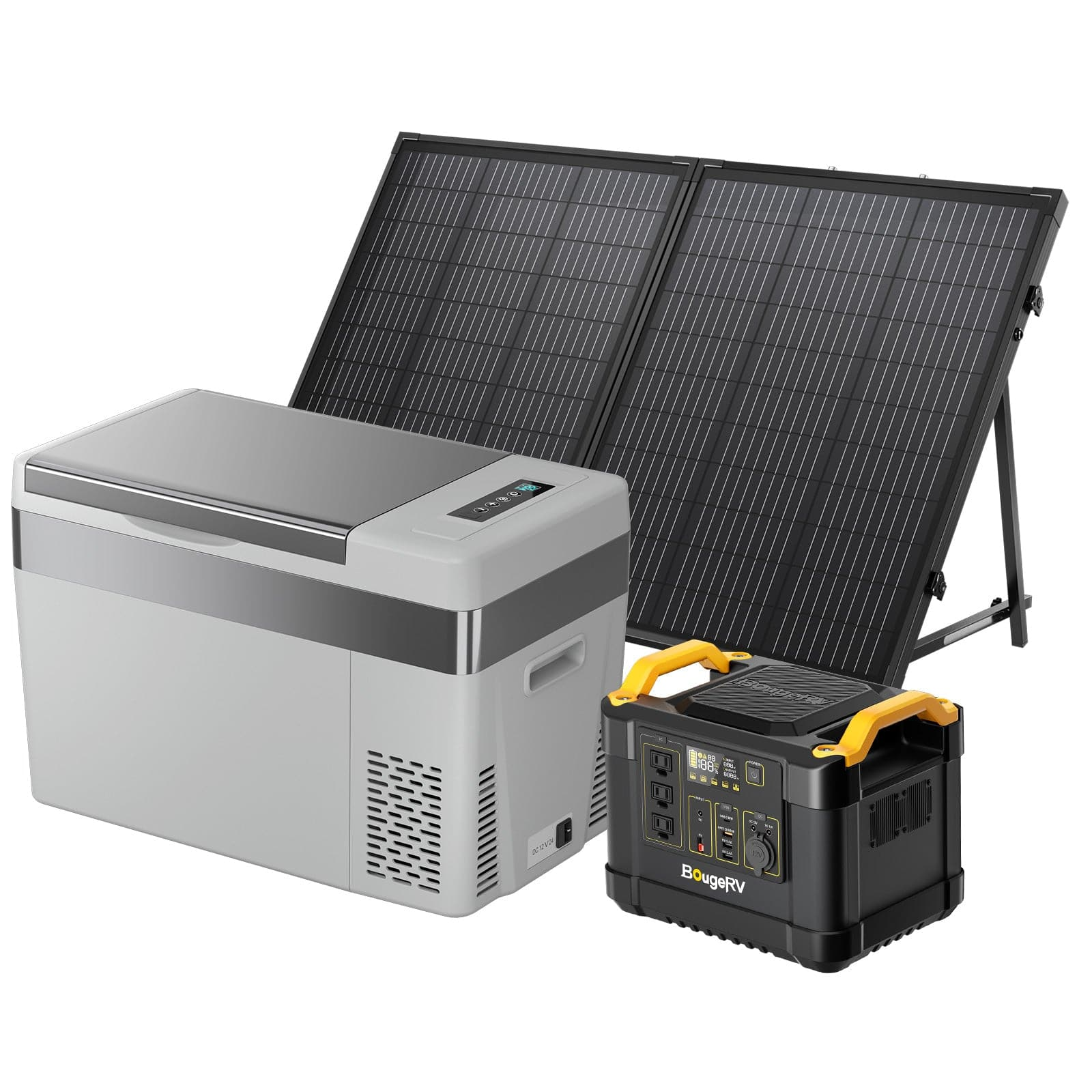 images BougeRV 130W Starter Solar Kit For Outdoor Travel KIT02803