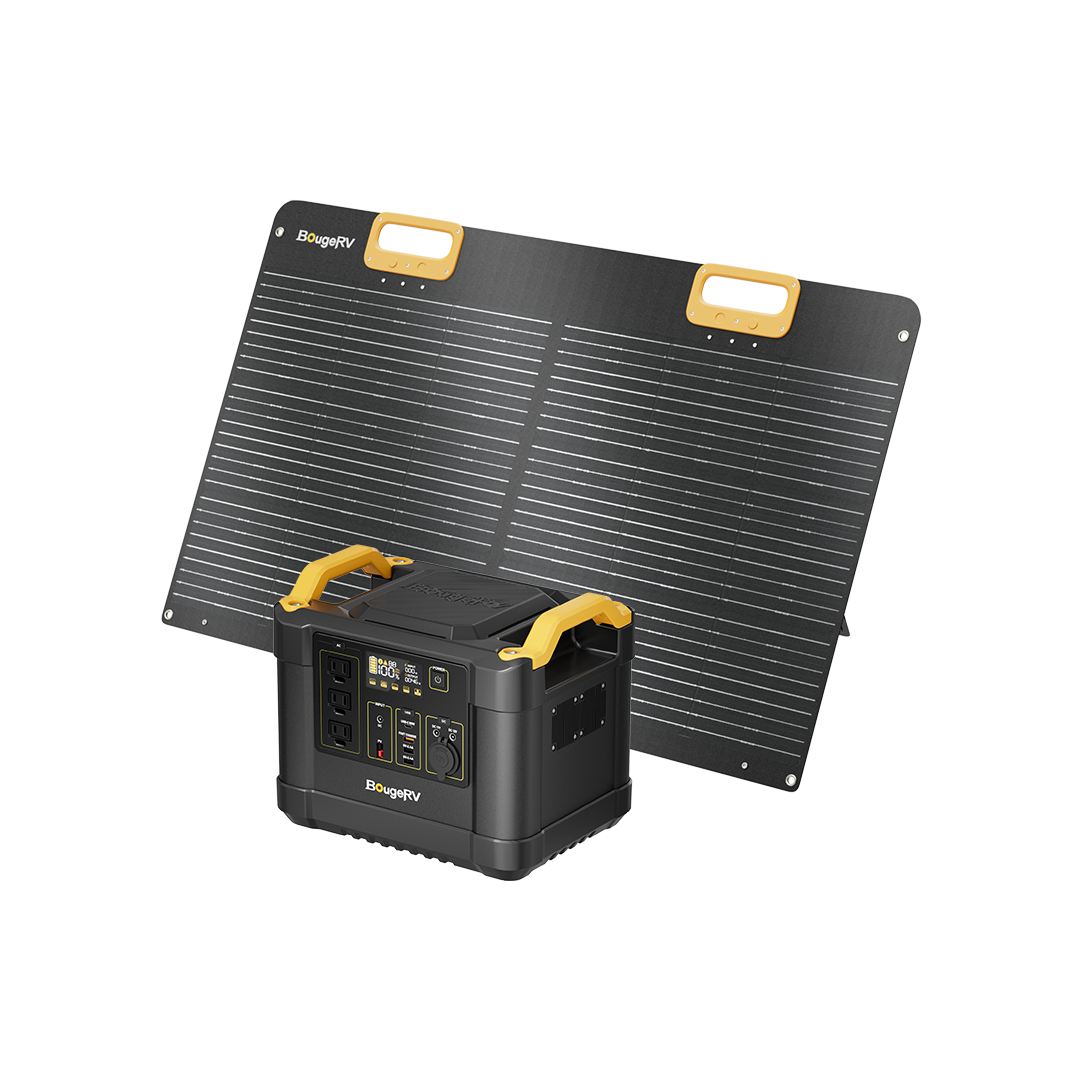 images BougeRV LiFePO4 Solar Generator Fort 1000 ISE120N-192