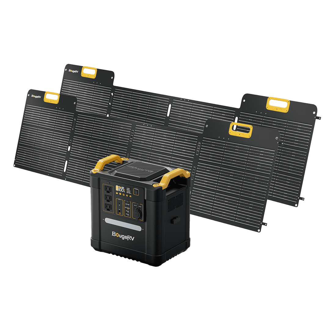 images BougeRV LiFePO4 Solar Generator Fort 1500 ISE164-193-2